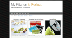 Desktop Screenshot of mykitchenisperfect.com